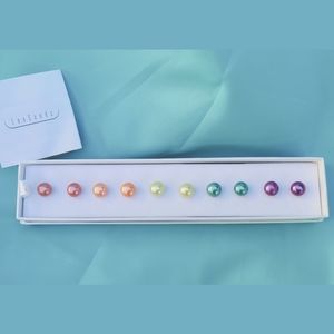 Set of 5 Lee Sands NEW Freshwater Pearl Stud Earrings
